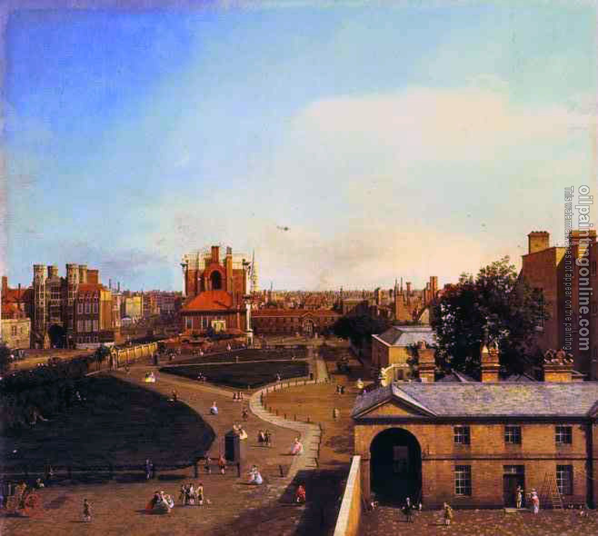 Canaletto - London, Whitehall and the Privy Garden